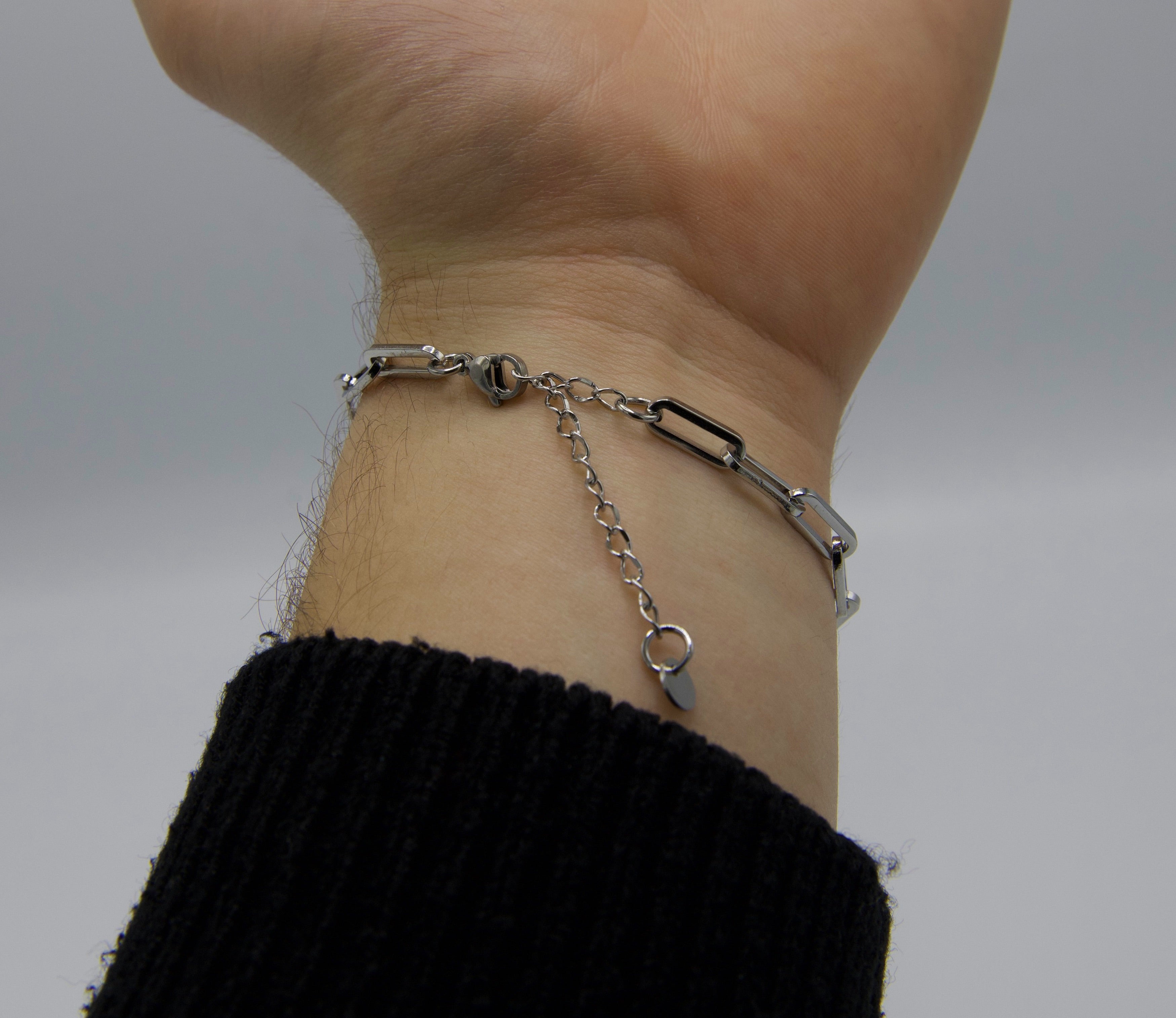 Thick Long Link Bracelet