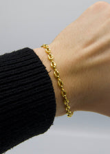 Gold Coffee Bean Bracelet