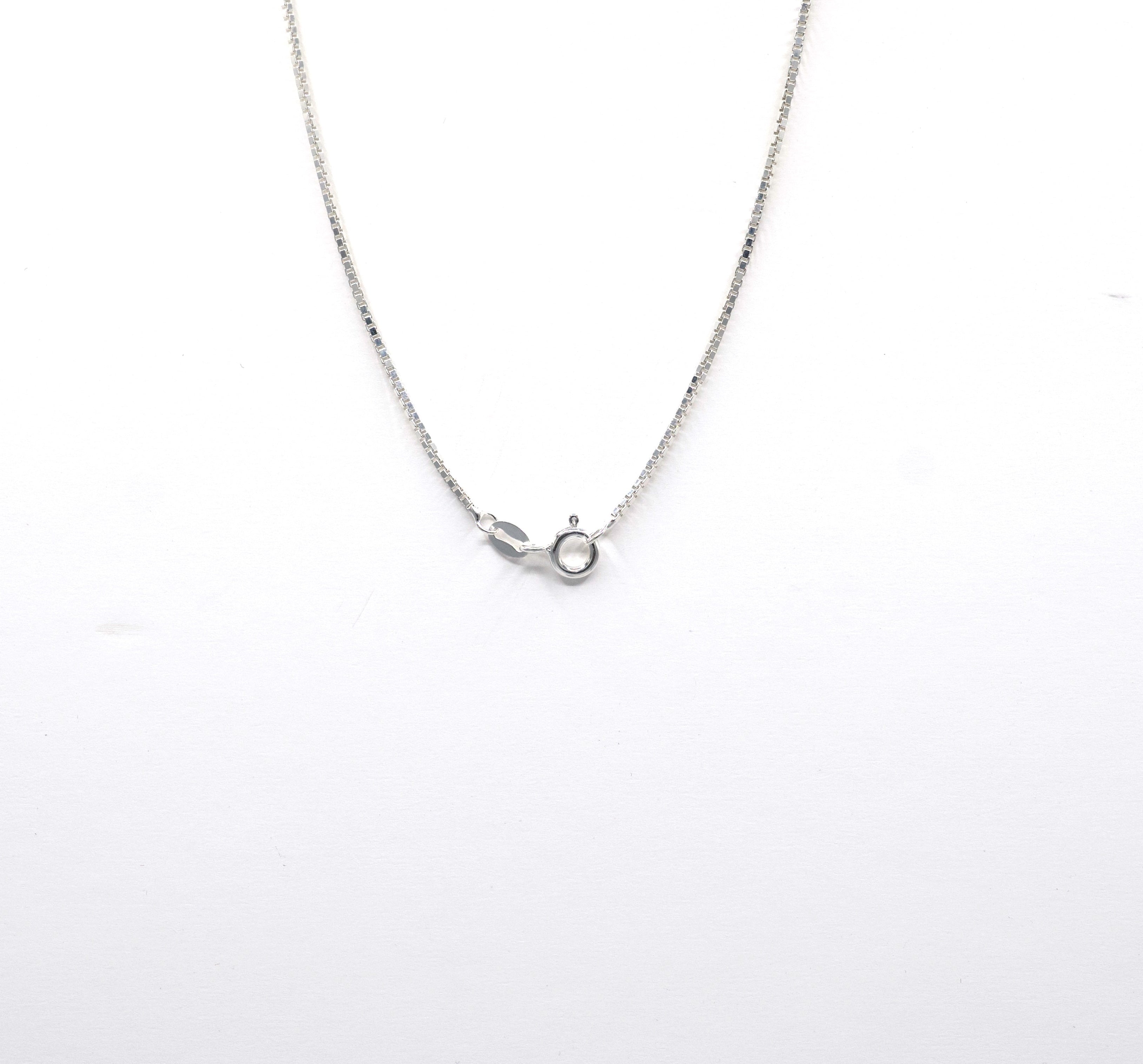 White Silver Box Chain