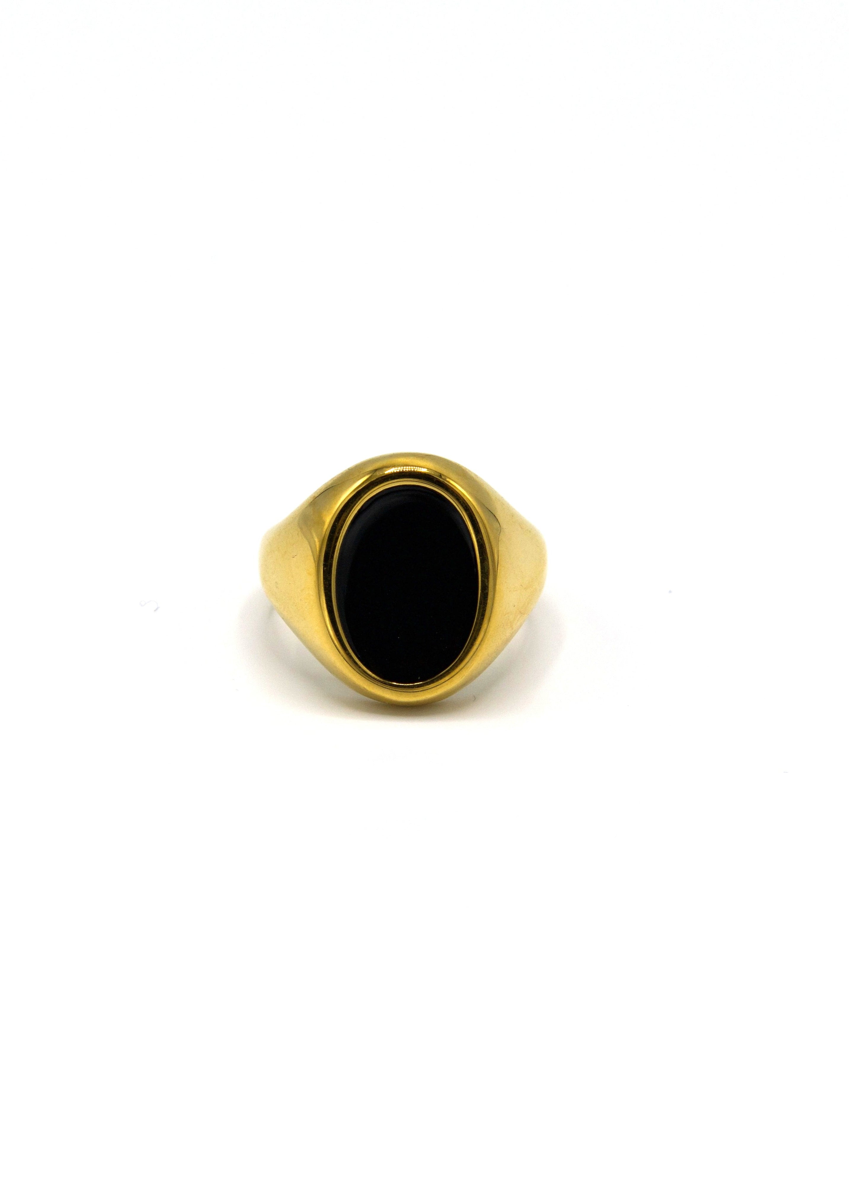 ONYX Oval Ring