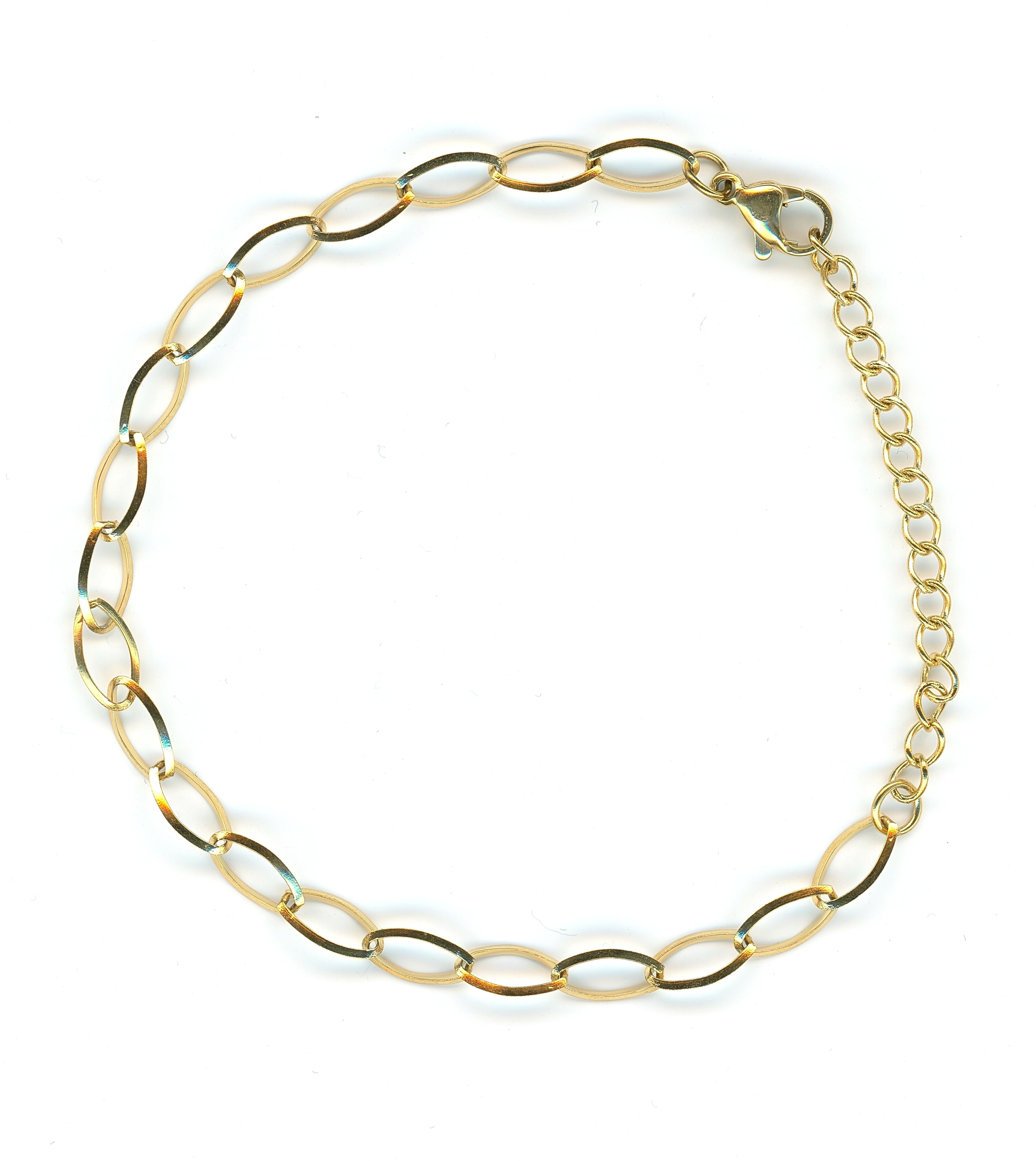 Oval Belcher Bracelet