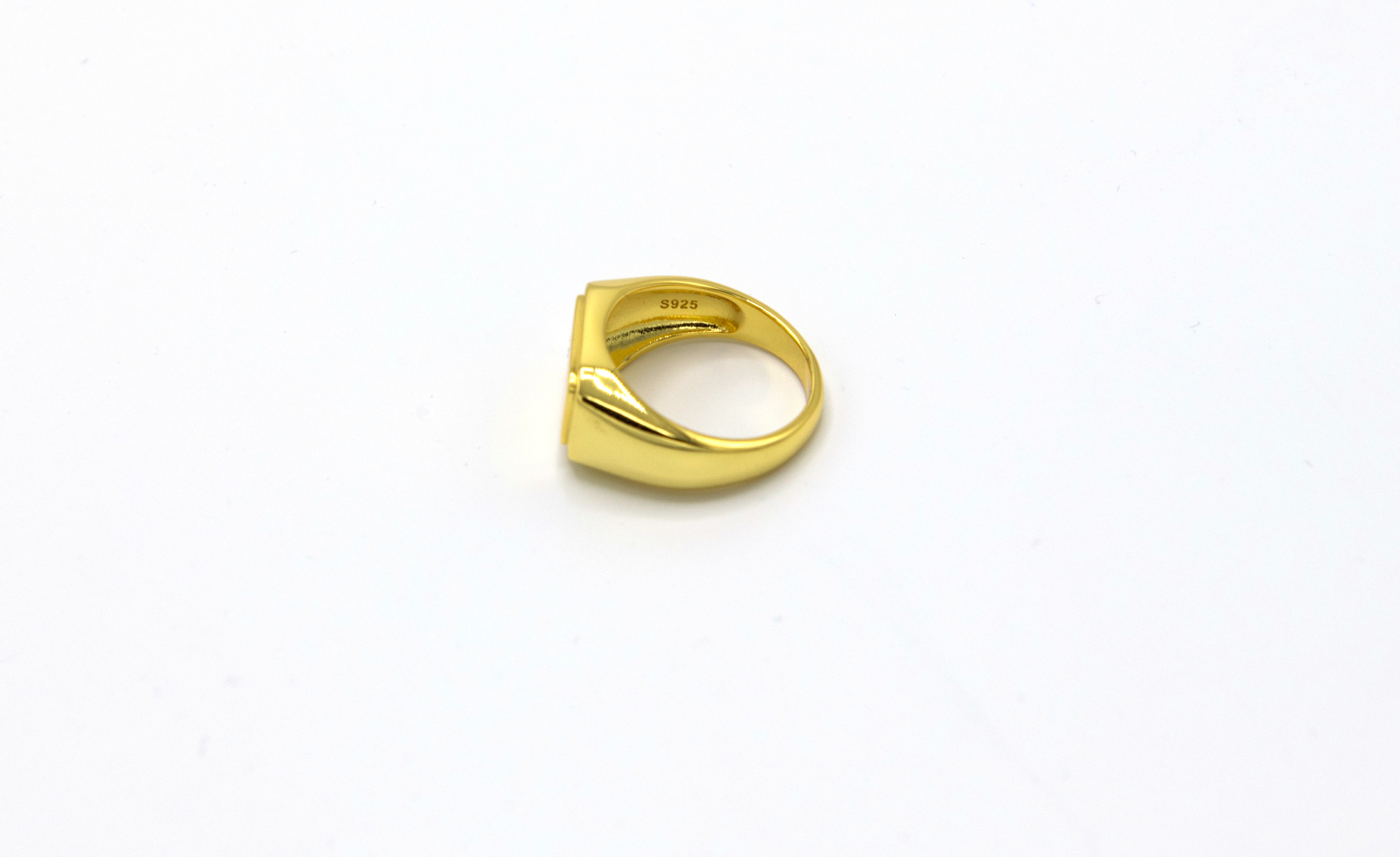 925 Signet Ring Gold