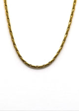 Gold Wire Chain Necklace